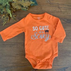5/$20 Carter “So cute it’s scary” bodysuit